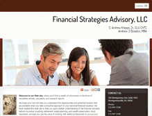 Tablet Screenshot of financialstrategiesadvisory.com